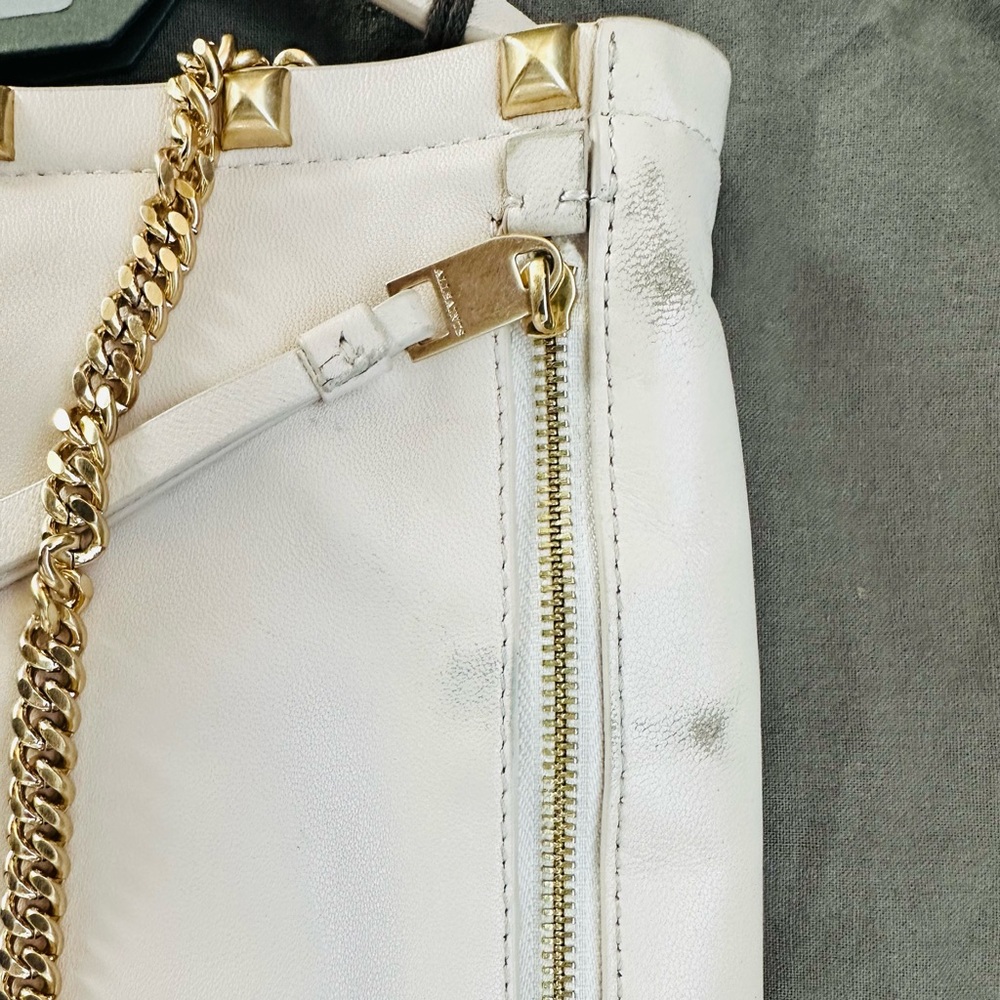All Saints Alex leather crossbody / clutch purse - Picture 8 of 8